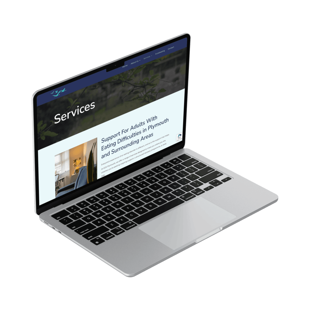 mockup of new eds plymouth website
