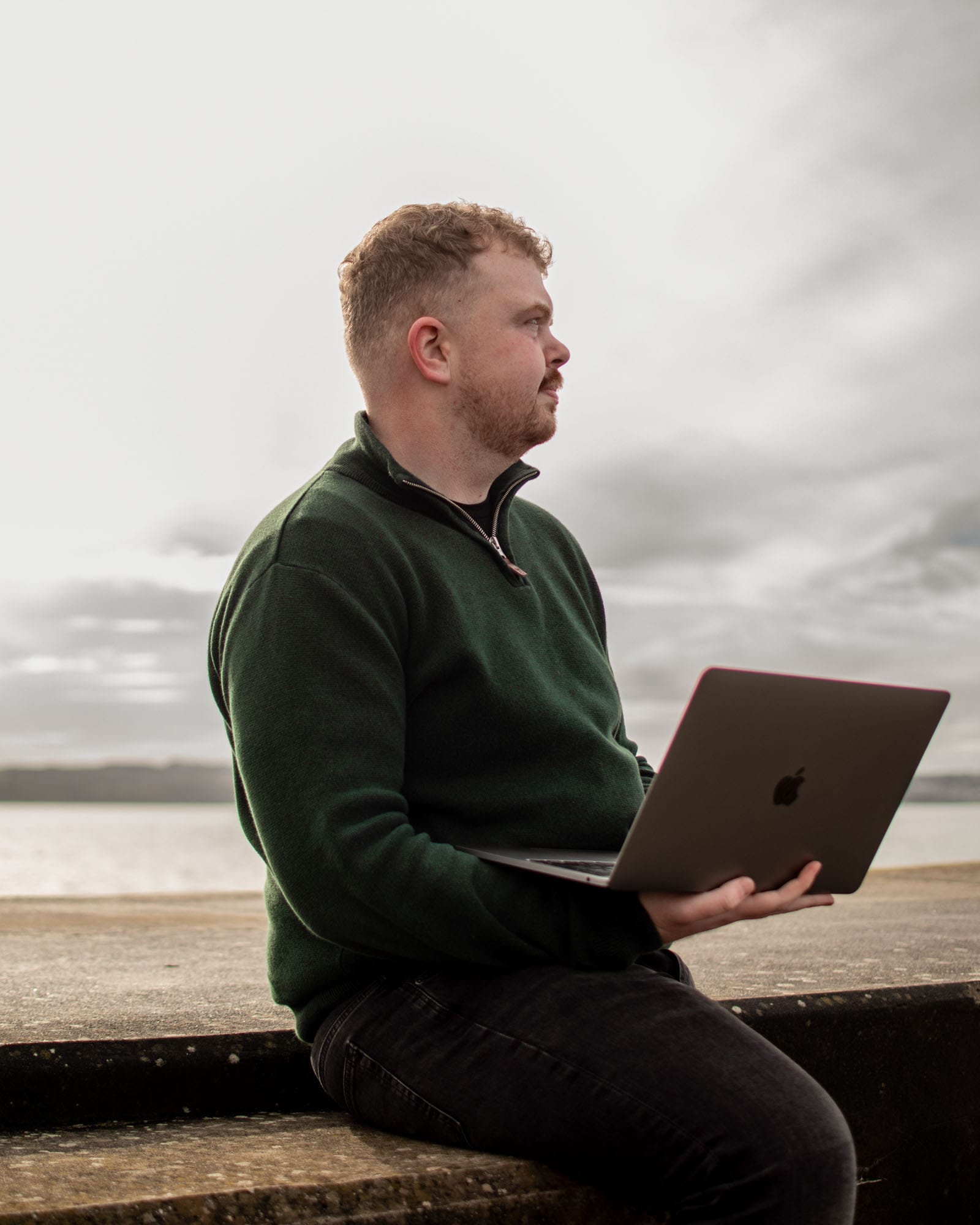 chris from csj marketing in torquay harbour